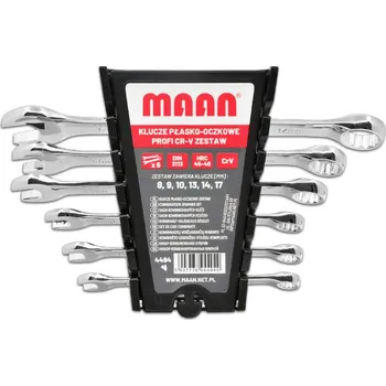 Klíč KLÍČE OČKOPLOCHÉ 6 KUSŮ PROFI