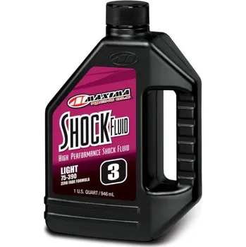 Tlumič řízení MAXIMA závodní OILS olej do centrálního tlumiče závodní SHOCK FLUID LIGHT 75/390 3WT 946 ML (1 LITR) (12) (AKC) (MAXIMA závodní OILS olej do centrálního tlumiče závodní SHOCK FLUID LIGHT 75/390 3WT 946 ML (1 LITR) (12) (AKC))