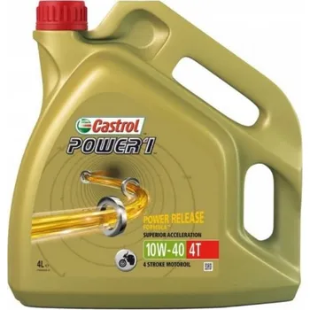 Auto-moto CASTROL POWER 1 GPS 4T 10W40 4L polosyntetic (15043F) (CASTROL POWER 1 GPS 4T 10W40 4L polosyntetic (15043F))