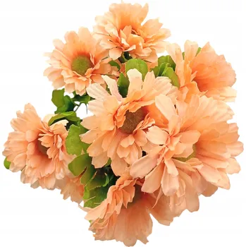 umělá květina UMĚLÁ KYTICE GERBERA PRO ARANŽMÁ DEKORATIVNÍ GERBERA DO VÁZY 42 cm