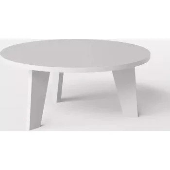 Konferenční stolek Konferenční stolek kulatý ELLA Ø90 cm Šedý