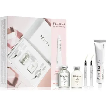 Kosmetická sada Fillerina Dárková sada pleťové péče s vyplňujícím účinkem 12HA stupeň 5 + 2 měsíce na vrácení zboží