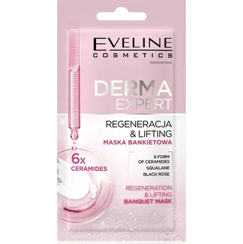 Pleťová maska EVELINE Derma Expert Banketová maska - regenerace a lifting