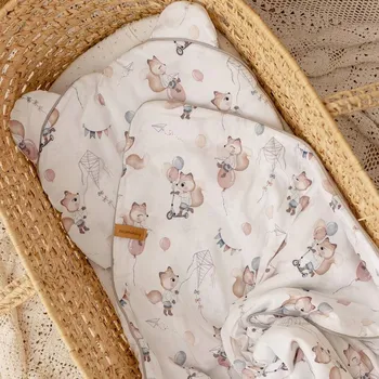 Povlečení Povlečení souprava do dětské postýlky 100% Bavlna 75x100 Lišky