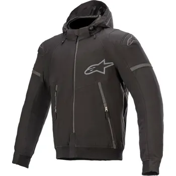 Moto bunda Bunda SEKTOR 2 TECH HOODIE, ALPINESTARS (černá) 2026 (Velikost: 4XL)