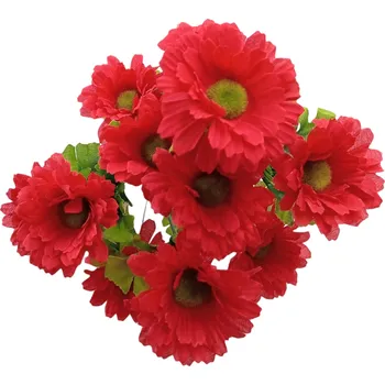 umělá květina UMĚLÁ KYTICE GERBERA PRO ARANŽMÁ DEKORATIVNÍ GERBERA DO VÁZY 42 cm