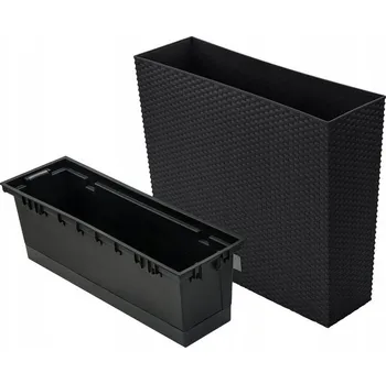 Květináč Květináč plast šedý Prosperplast 58 cm x 18 x 50 cm