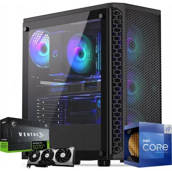 Stolní počítač PC pro hráče Intel I9 GeForce RTX 5070 Ti 32 GB DDR5 1TB WiFi