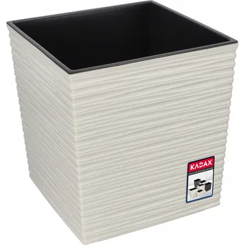 Květináč Květináč 31 x 30 cm plast béžový