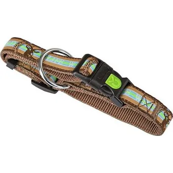 Obojek pro psa Obojek pro psa, nylonový, hnědý - 30 - 45 cm