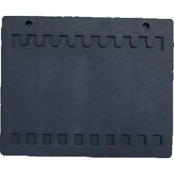 autokoberec Zástěrka blatníku přívěsu, gumová, lisovaná, 205x165 mm