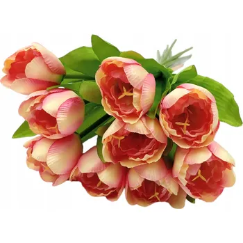 umělá květina Umělé tulipány velká kytice pro aranžmá vázy dekorace vysoká kvalita 38 cm