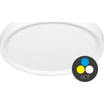 Stropní přisazené svítidlo Ecolite 32 W integrovaný LED zdroj 40 cm bílé