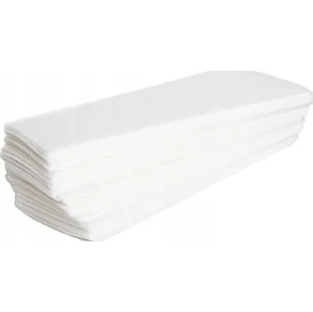 Fizelinové Depilační Pásky Silné 100 Kusů pro Vosk, Pastu a Depilaci