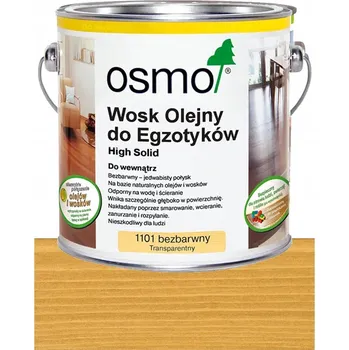 Olej na dřevo Osmo 1101 Exotický olejový Vosk 2,5 l bezbarvý