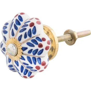 Dveřní kování Keramická úchytka Corinne - Ø 4*3,5 cm