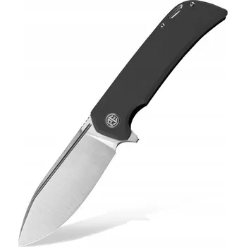 kapesní nůž Zavírací Nůž Zkamenělá ryba na tuňáka PFB05DS Satén 14C28N Černý G10