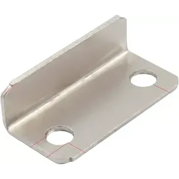 Nábytkové kování Zarážka zámku do zásuvky, L plech zámek 10ks (ZAP1)