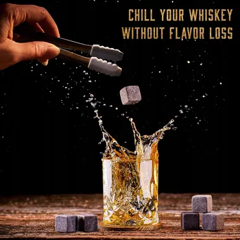 Sklenice Sklenice na whisky KRABIČKA PREZENTOWE WHISKY DLA MĘŻCZYZN KOSTKI 310 ml