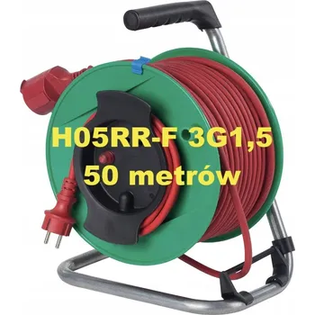 Napájecí kabel Prodlužovací Kabel na bubnu As Schwabe 1,5 m 2 ks červený