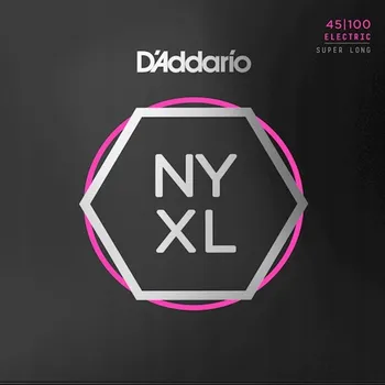 Struna pro kytaru a smyčcový nástroj D'ADDARIO struny NYXL s niklovým vinutím (45-100) SL