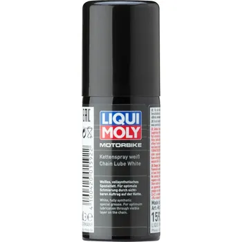 Řetězová sada pro motocykl LIQUI MOLY MOTORBIKE bílá mazivo do řetězu syntetický 0,05L (24) (LIQUI MOLY MOTORBIKE bílá mazivo do řetězu syntetický 0,05L (24))