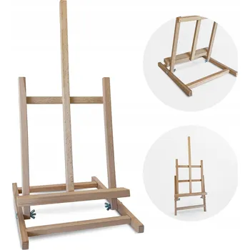 Malířský stojan Stolní malířský stojan z bukového dřeva Wielorybie Rzeczy