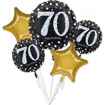 Balónek Sada fóliových balónků Happy Birthday 70