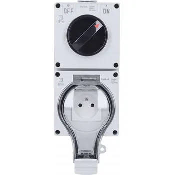 Elektrická zásuvka Zásuvka do zdi Solight bílá