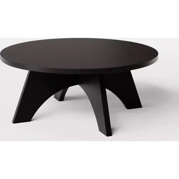 Konferenční stolek Konferenční stolek kulatý BELL Ø68 cm Černý