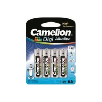 Článková baterie Alkalická tužková baterie R6 4ks v balení - Camelion digi 1,5V