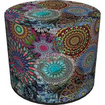 Taburet Kulatá dekorativní taburet - KARUZELA Bertoni