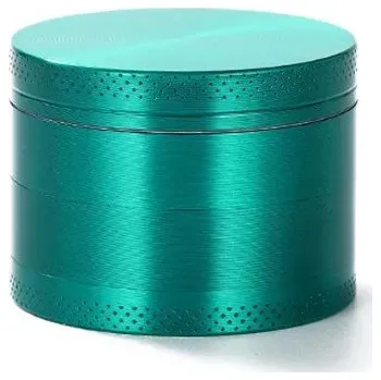 Kuchyňský mlýnek Silný kovový drtič bylinek s víčkem na magnet | mlýnek, drtič - Zelený