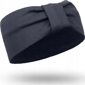 Čelenka Dětská bavlněná čelenka NANDY do vlasů s oušky – široká čelenka pro dívky