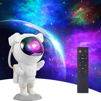Noční světlo PROJEKTOR NOČNÍ OBLOHY ASTRONAUT 360 NOČNÍ LAMPA PRO DÍTĚ PROJEKTOR