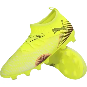 Kopačky Dětské kopačky lisovky Puma Future 8 Match FG/AG žluté