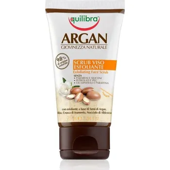 Pleťový peeling Pleťový peeling s exfoliačním účinkem Equilibra 75 ml