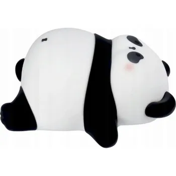Lampička Noční lampa PANDA měkký silikon ABS dotyková teplé světlo lampa pro děti