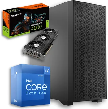 Stolní počítač Počítač Kancelářský i7 12-Gen 4,9GHz || RTX 4060 || 64GB/2TB SSD Windows 11