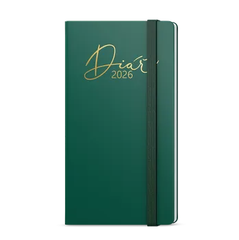 Kancelářské potřeby Týdenní diář 2026 Baloušek kapesní Jakub - Luxi zelená