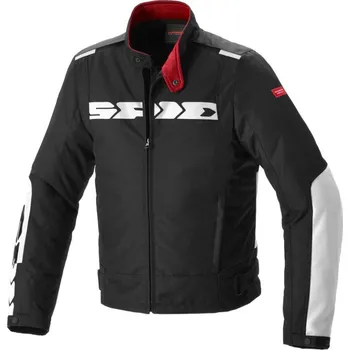 Moto bunda Bunda SOLAR H2OUT, SPIDI (černá/bílá) (Velikost: M)
