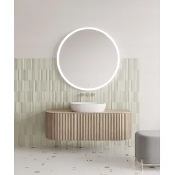 Zrcadlo Zrcadlo Hozze nástěnné kulaté, kovový rám, 800 x 800 mm