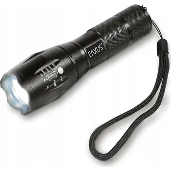 Svítilna Hliníková svítilna POLICE COB s zoomem, 4 režimy, na baterie, kapesní