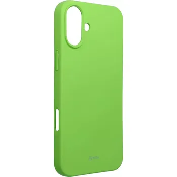 Pouzdro na mobilní telefon ROAR pouzdro COLORFUL JELLY pro IPHONE 16 Plus limetkové barvy