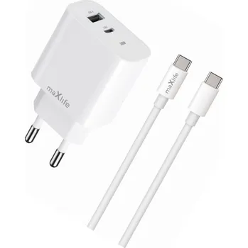 Rychlá síťová nabíječka 20W s kabelem, 2 vstupy pro Realme C53