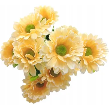 umělá květina UMĚLÁ KYTICE GERBERA PRO ARANŽMÁ DEKORATIVNÍ GERBERA DO VÁZY 42 cm