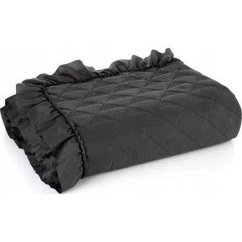 Přehoz na lůžko Přehoz na postel Eurofirany polyester 170 cm x 210 cm černý