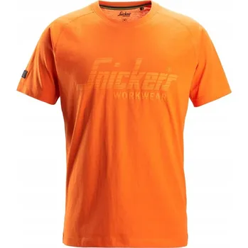 Pánská móda Tričko s logem Snickers 2590, barva Warm Orange-oranžová vel. 3XL