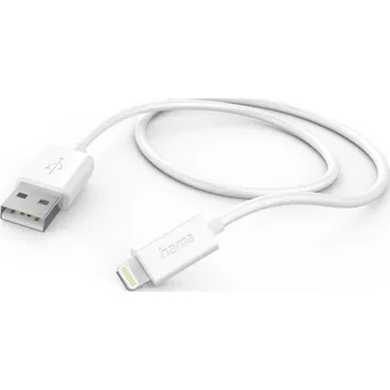Kabel Hama MFi USB kabel pro Apple, USB-A Lightning 1 m, bílý