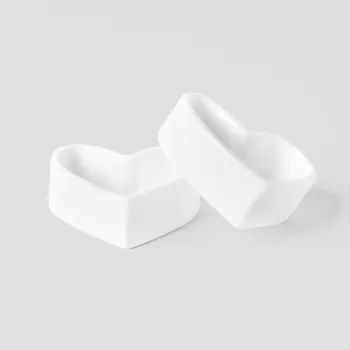 Vánoční dekorace räder Porcelánové kroužky na ubrousky Hearts – set 2 ks